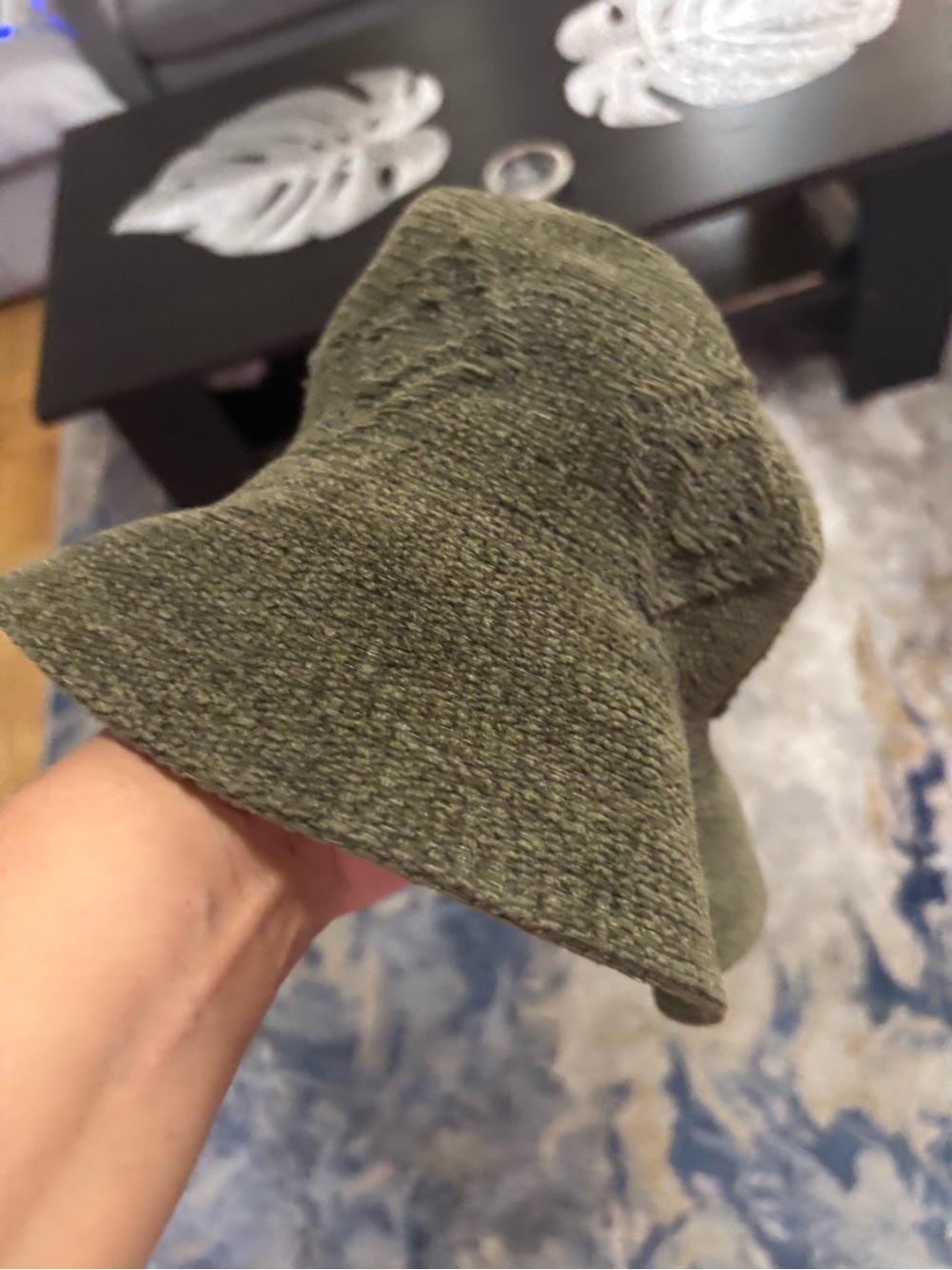 GAP Olive Knit Bucket Hat for Kids